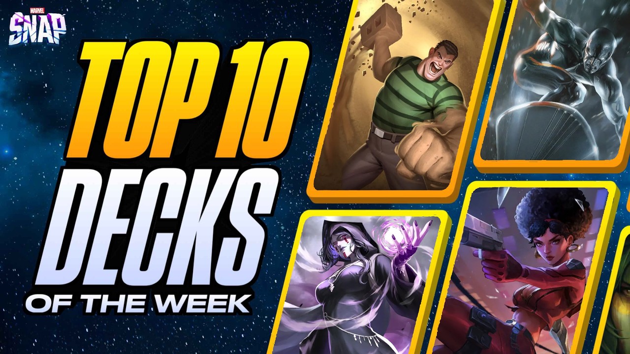 TOP 10 BEST DECKS IN MARVEL SNAP | Weekly Marvel Snap Meta Report #177