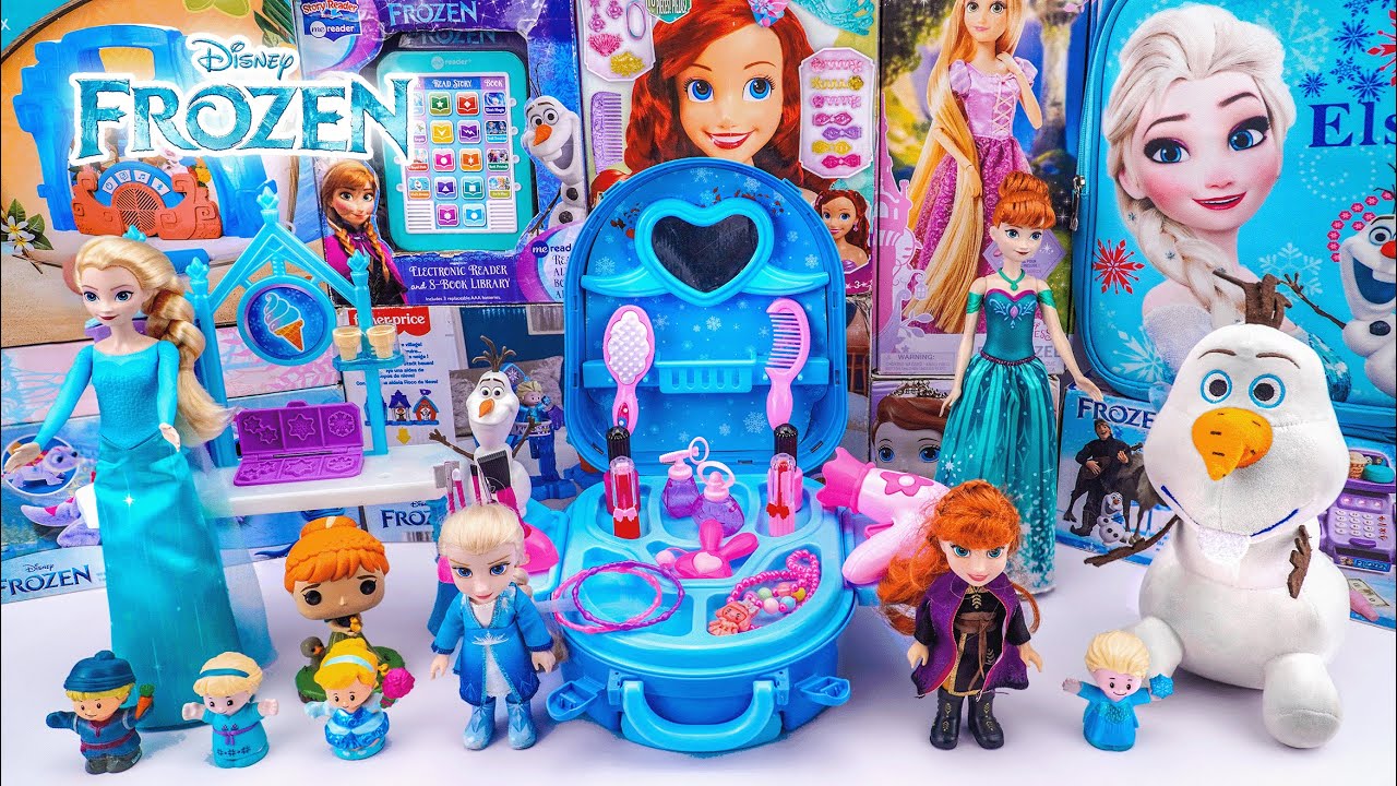 Unboxing Disney Frozen Toys | Beauty Princess Makeup Toys Collection | Cinderella's Magical Carriage
