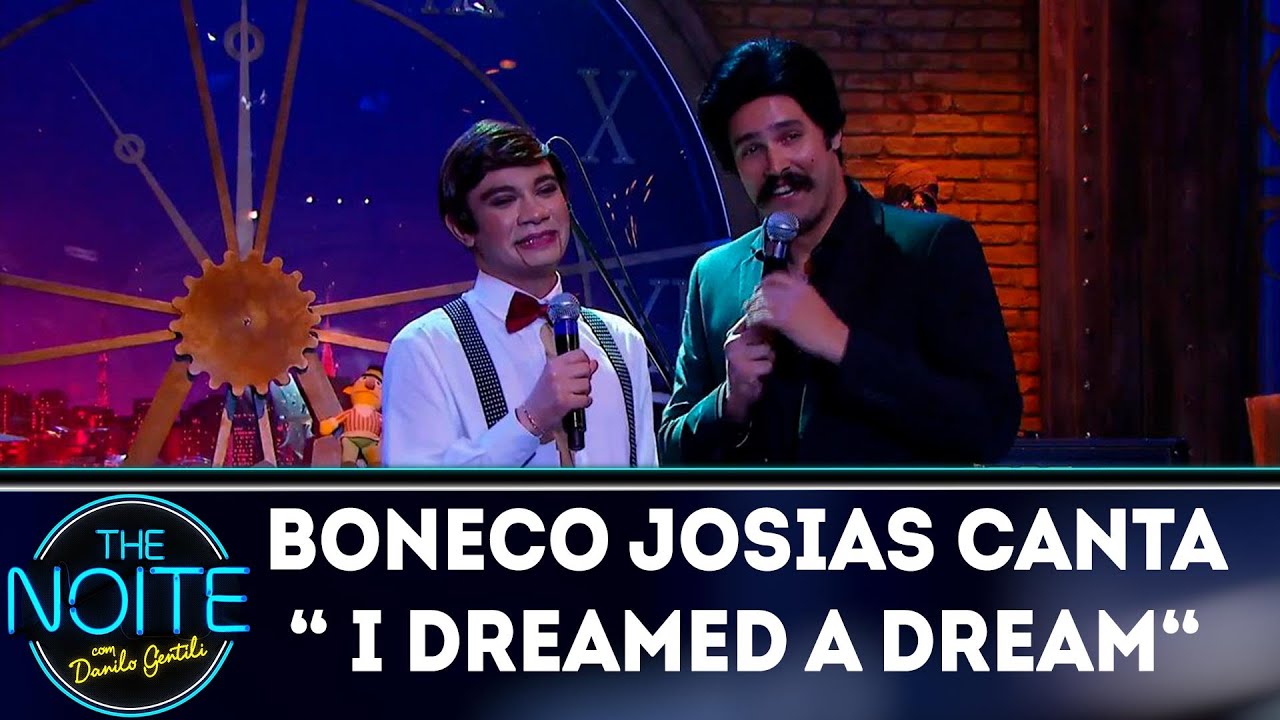 Boneco Josias canta I dreamed a dream | The Noite (31/10/18)