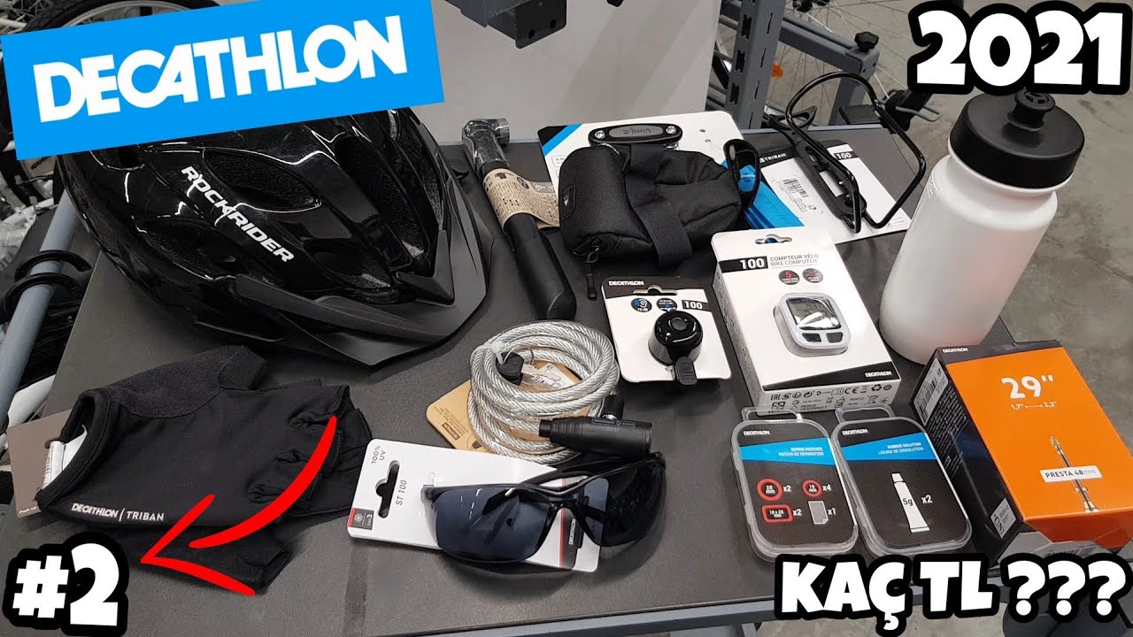 Decathlon'dan Uygun Fiyatlı Bisiklet Ekipmanı Toplama v2 (2021 Haziran)