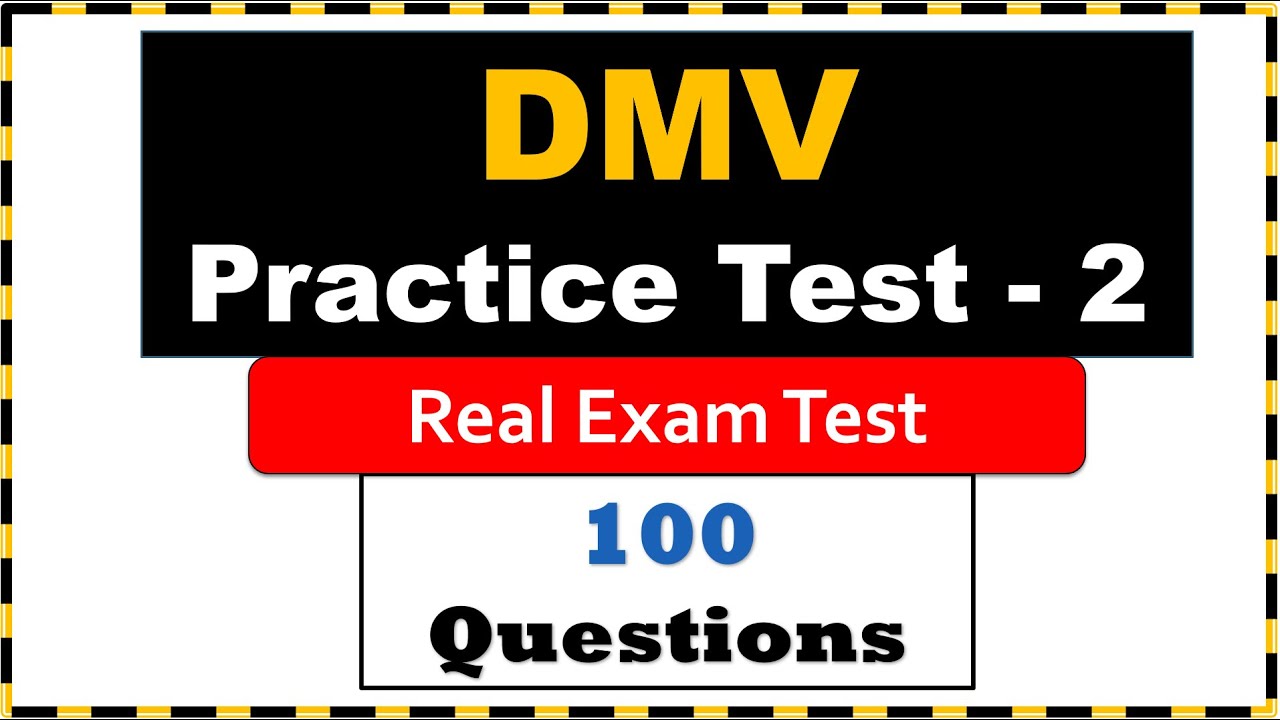 DMV Permit Practice Test 2023 Real Written Exam 100 Difficult MCQs