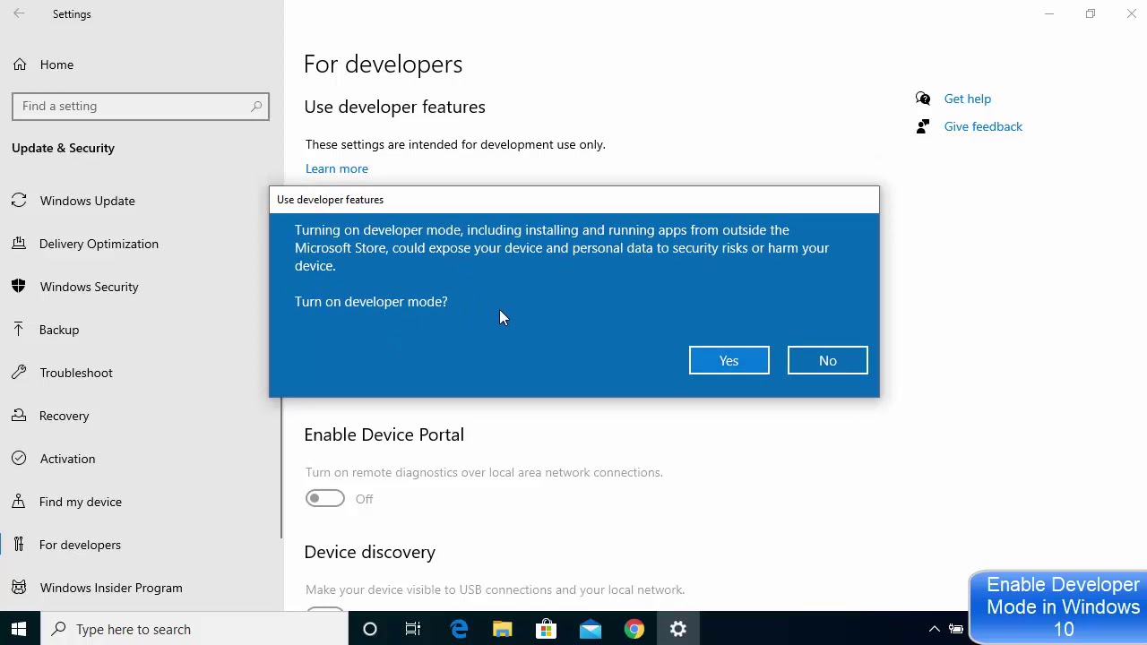 ✔️ How to Enable Developer Mode in Windows 10