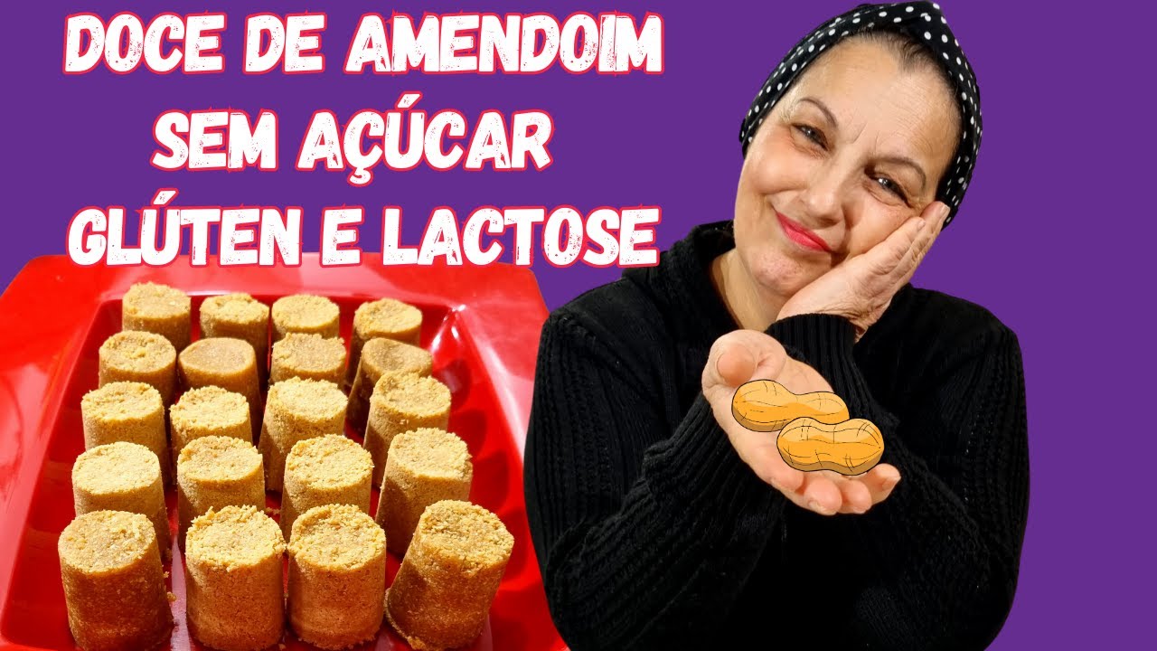 ESSA PAÇOQUINHA DE 3 INGREDIENTES NEM PARECE ZERO AÇÚCAR (DIET), SEM GLÚTEN E SEM LACTOSE