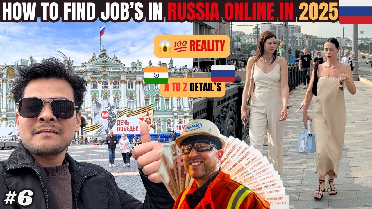 How to Find a Job in Russia ONLINE in 2025 🇷🇺(Full Guide) #lifeinrussia #russiavlog #indianinrussia