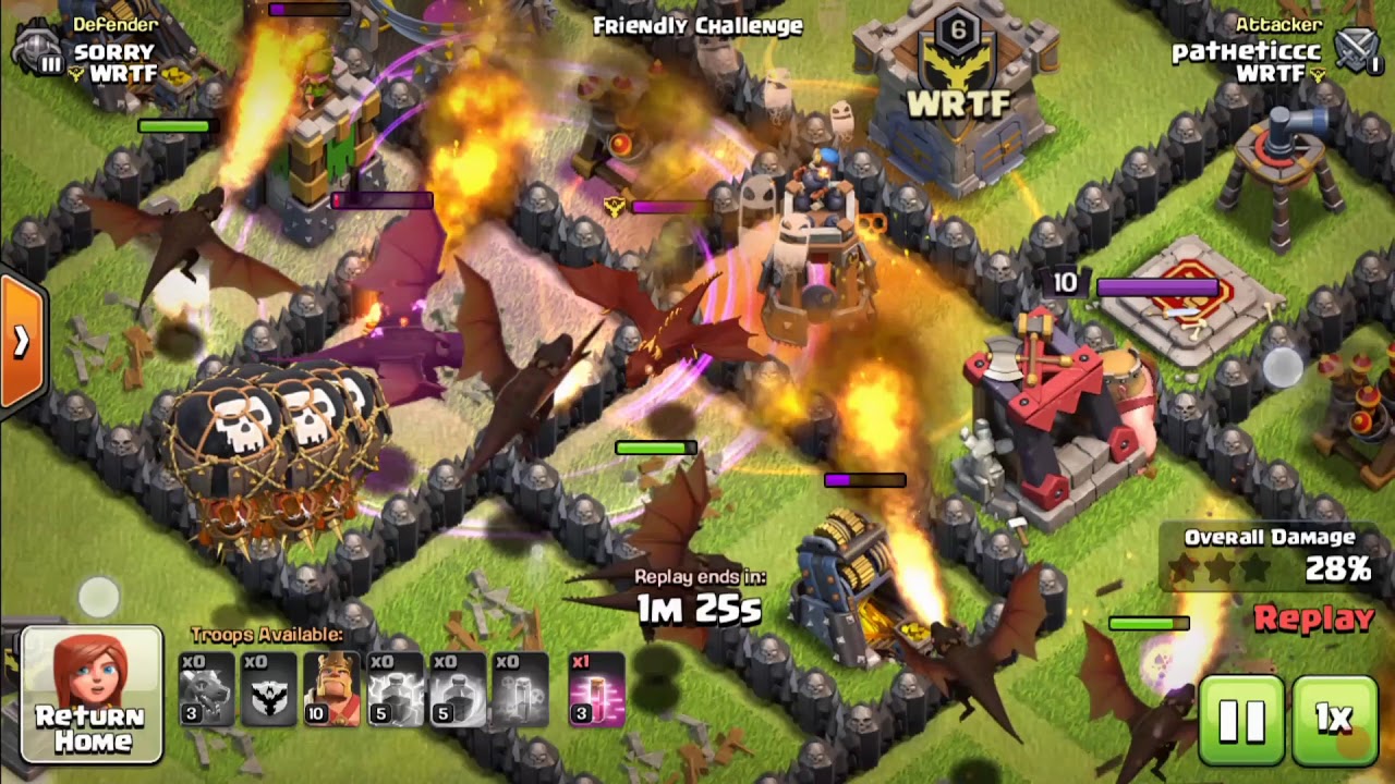 CoC: TH8 - Mass Drags #1