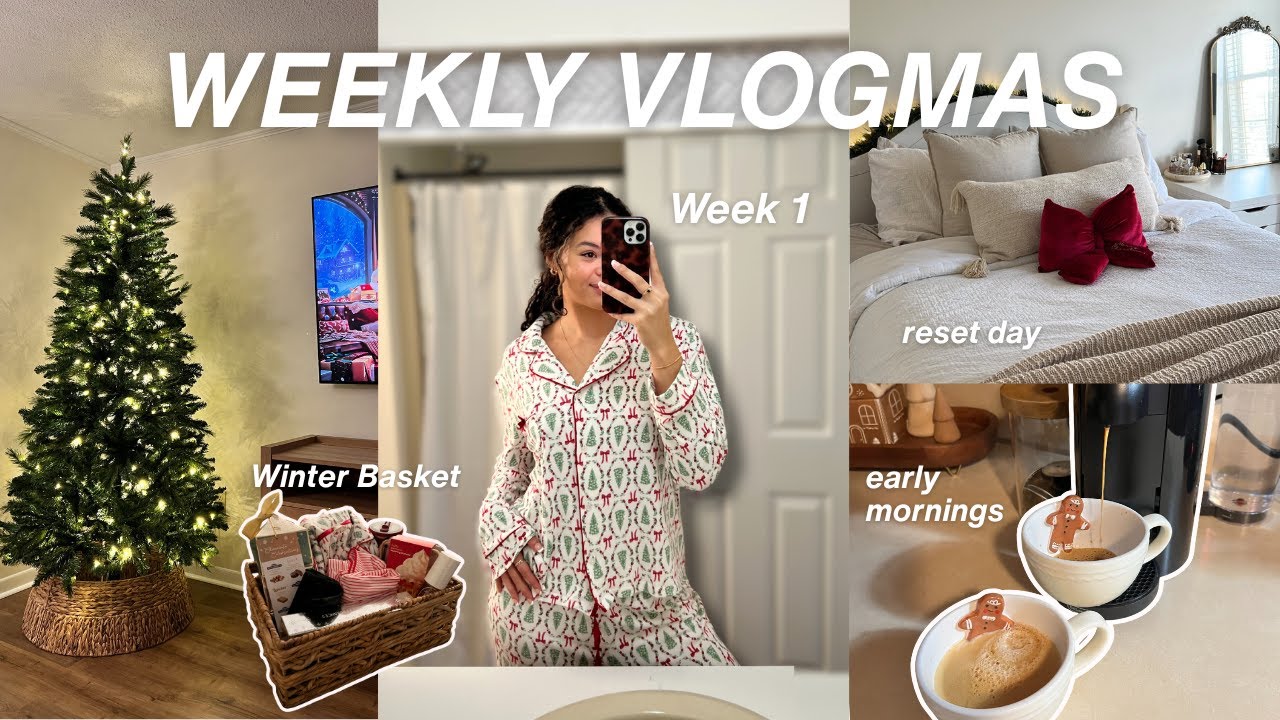 VLOGMAS ❅ Уход за кудрявыми волосами, обзор покупок для активного отдыха, шопинг и рабочие дни