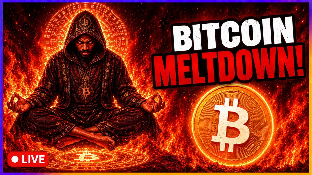 Bitcoin Meltdown! Live Trading The Crash