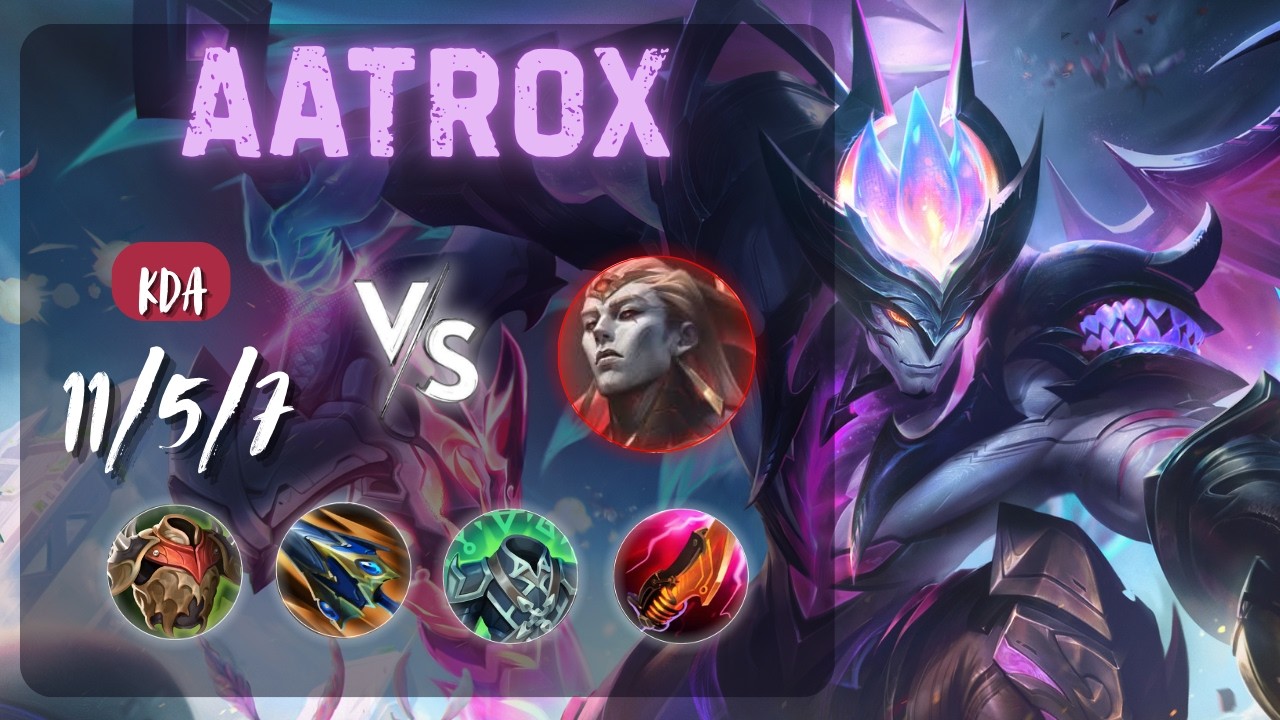 Como jugar contra el nuevo Campeon nuevo AATROX VS ZAHEEN No te lo pierdas (Challenger)!!!