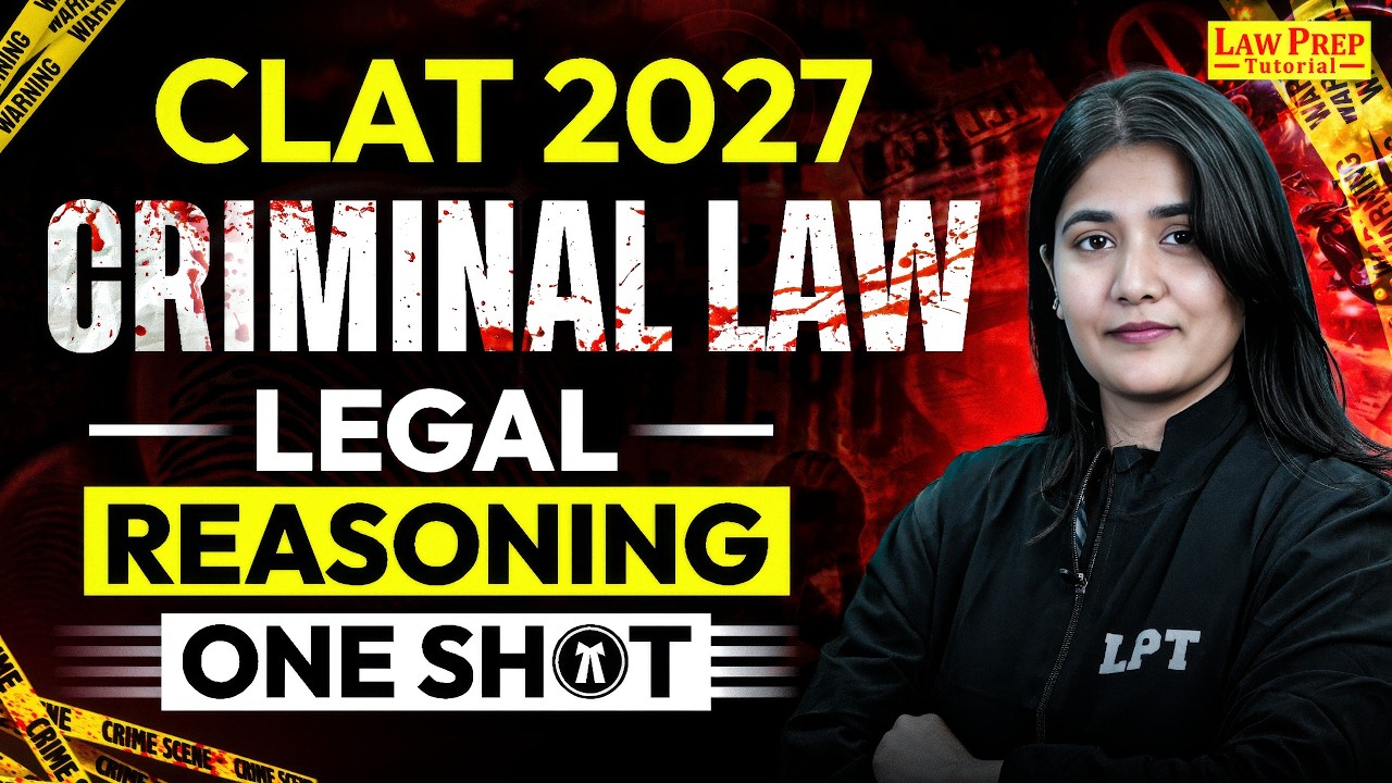 CLAT 2027 Criminal Law One Shot | Complete Legal Reasoning Revision | CLAT 2027 Preparation