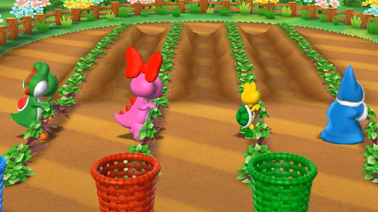 Mario Party 9 Step It Up - Yoshi vs Koopa vs Birdo & Kamek Master Difficulty | Cartoons Mee