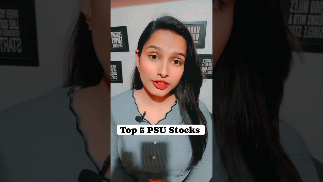 Top 5 PSU Stocks in india | #psustocks #psu #stocks #stockstobuy #stockmarket #ytshorts #ytshort