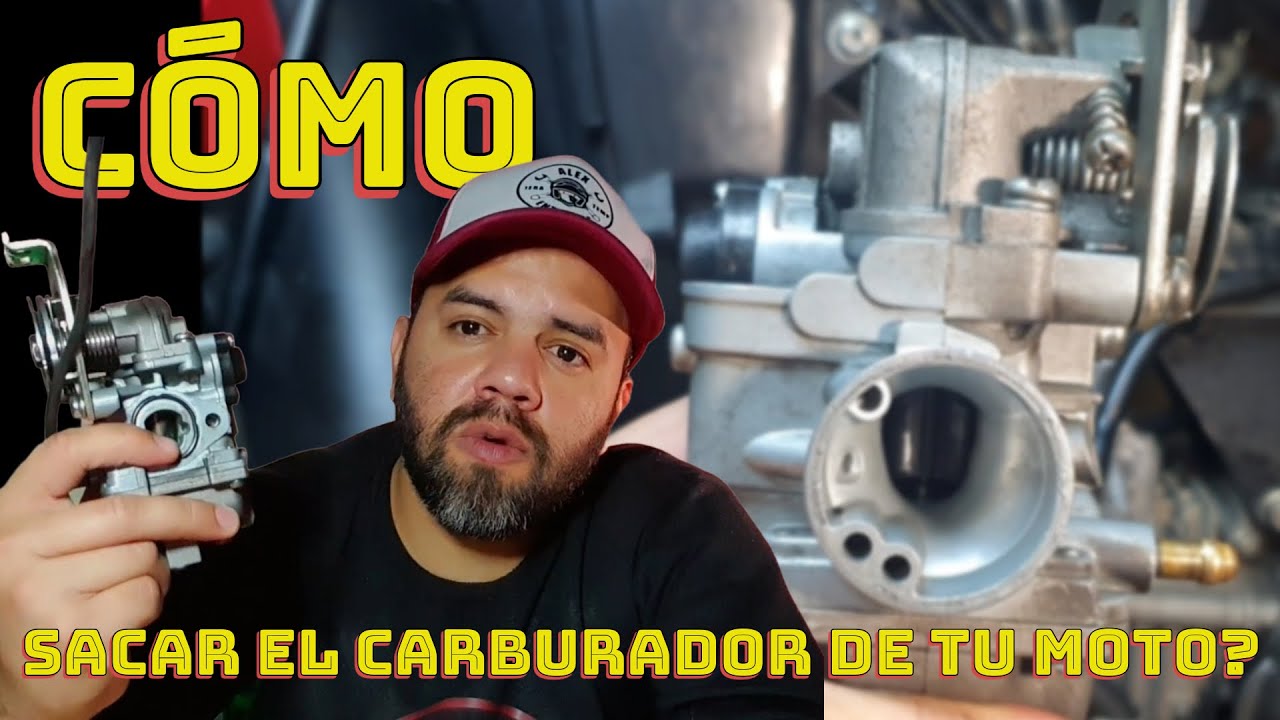Cómo SACAR el CARBURADOR de moto? (YAMAHA CRYPTON)