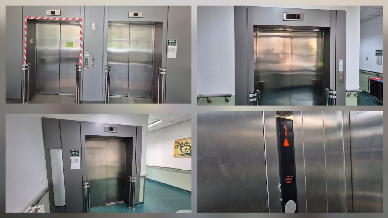 Lift tour - Kone MonoSpace KSS520 elevators at Colțea Hospital in Bucharest, Romania