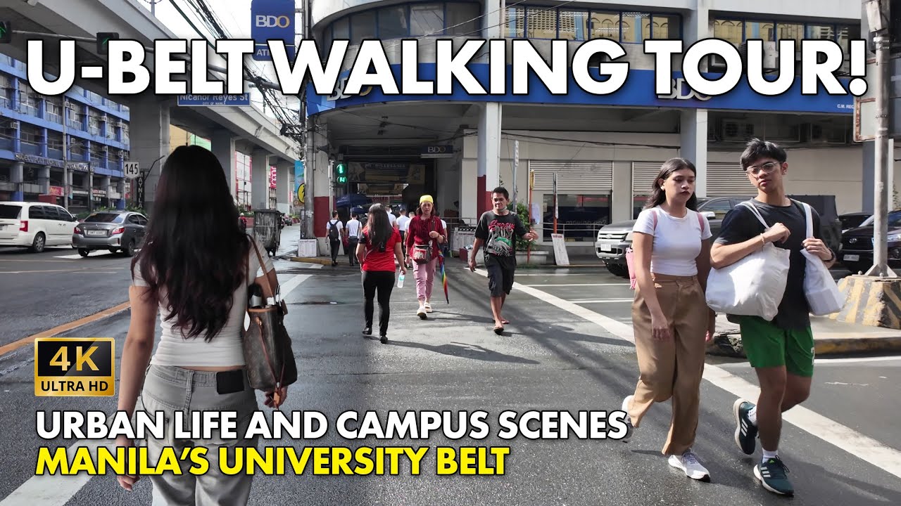 UNIVERSITY BELT, Manila Philippines Walking Tour | Recto Avenue
