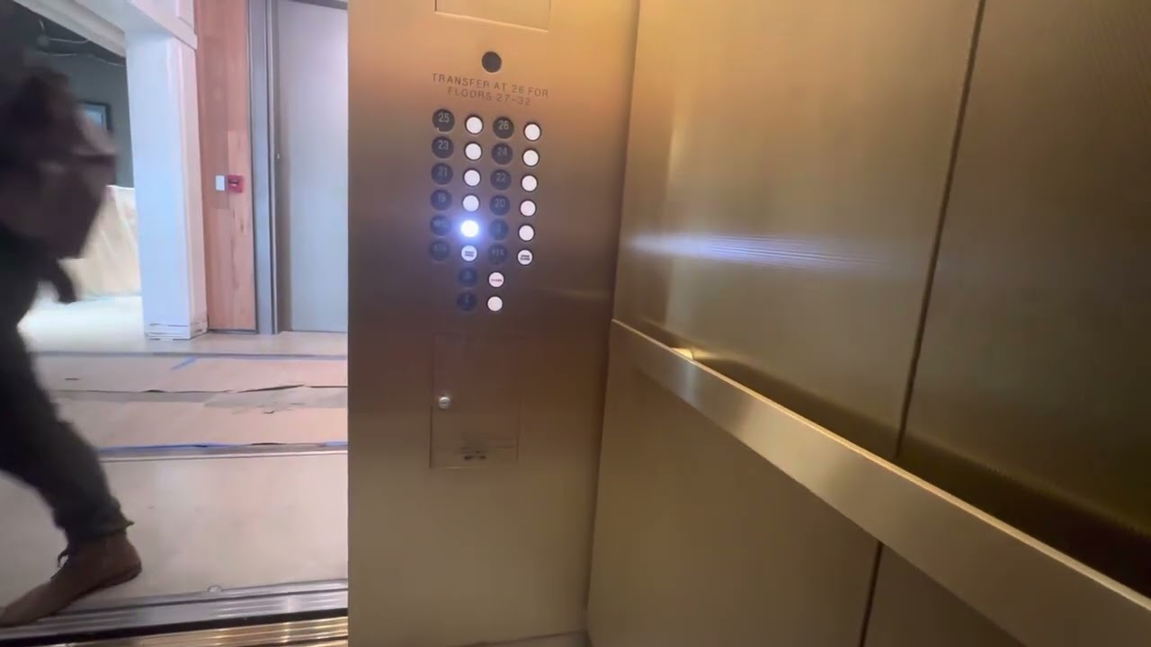 INSANE 1000FPM TKE Traction Elevators