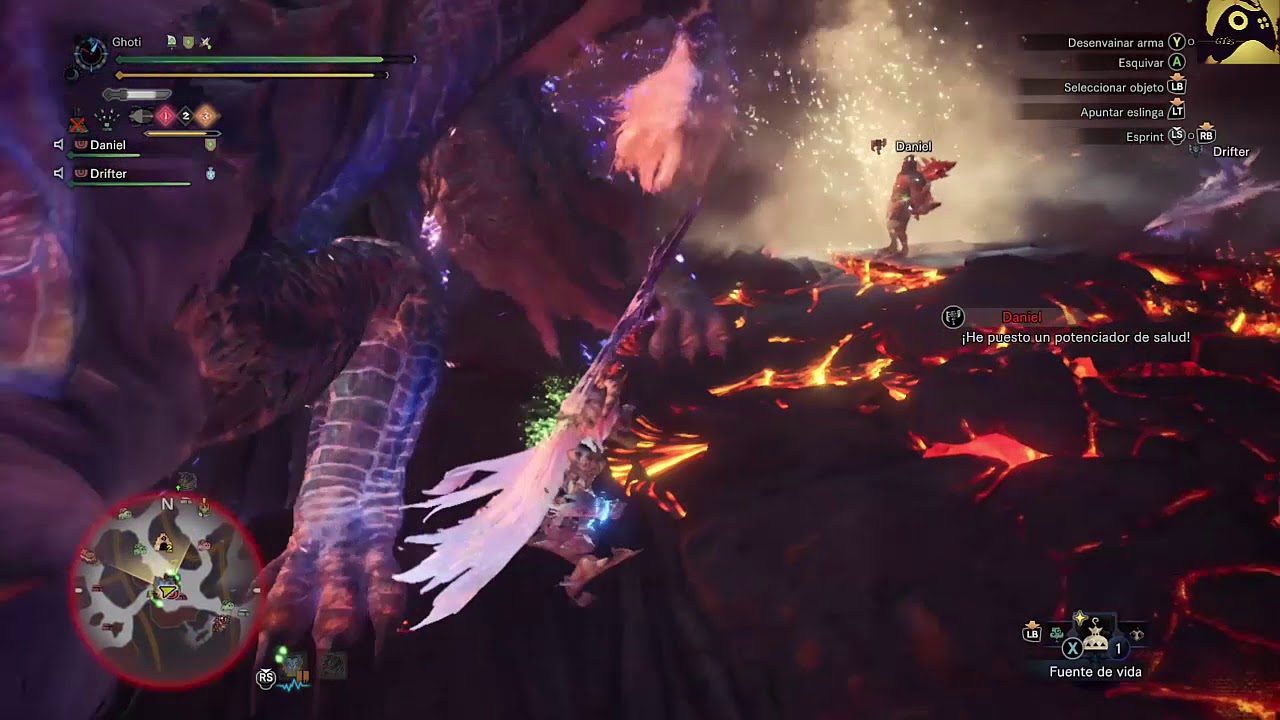 Monster Hunter World: Iceborne - Xbox one sin comentarios - partida random - lunastra