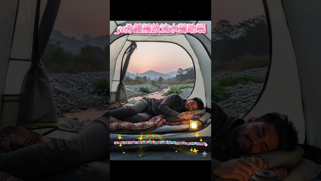 30 minutes sound of flowing river water for sleeping नींद के लिए  बहते नदी के पानी की आवाज़