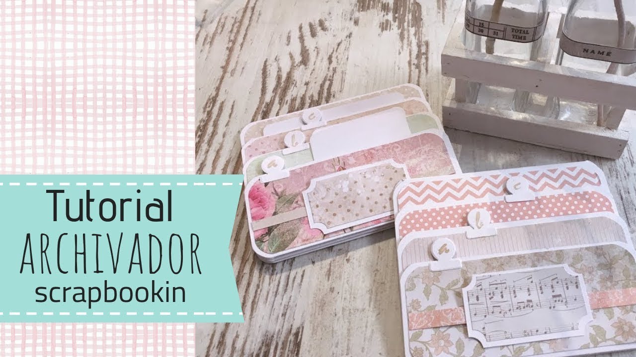 Tutorial Archivador scrapbooking imanes