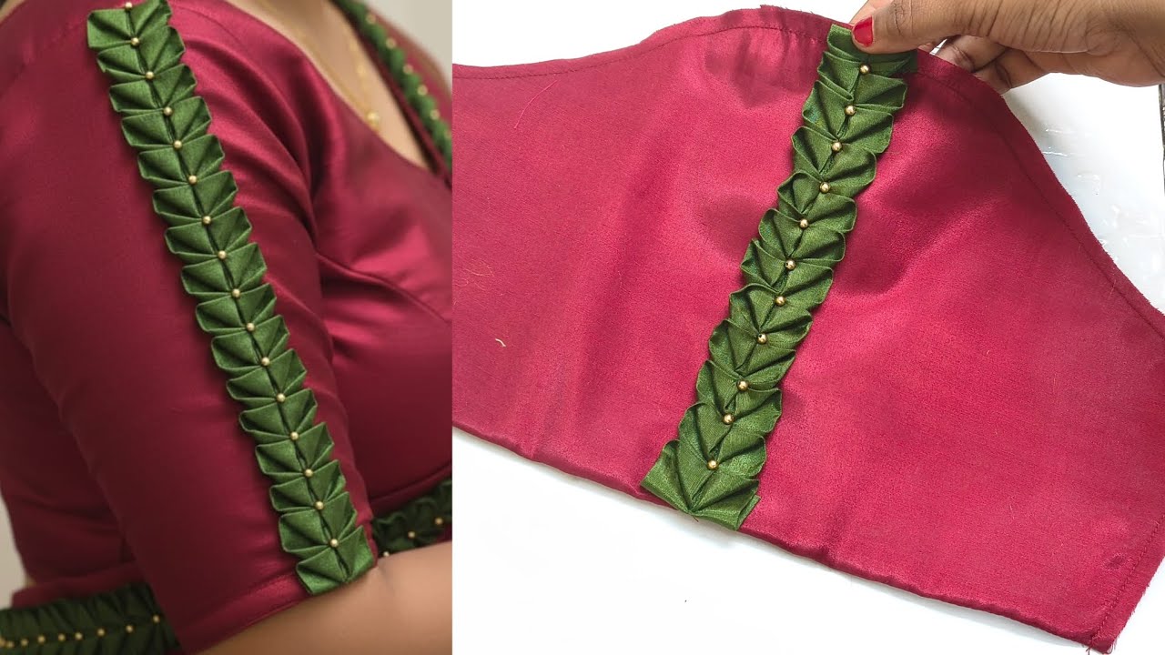 Trending sleeves design||cutting ✂️ and stitching full video||baju design||asteen design 
