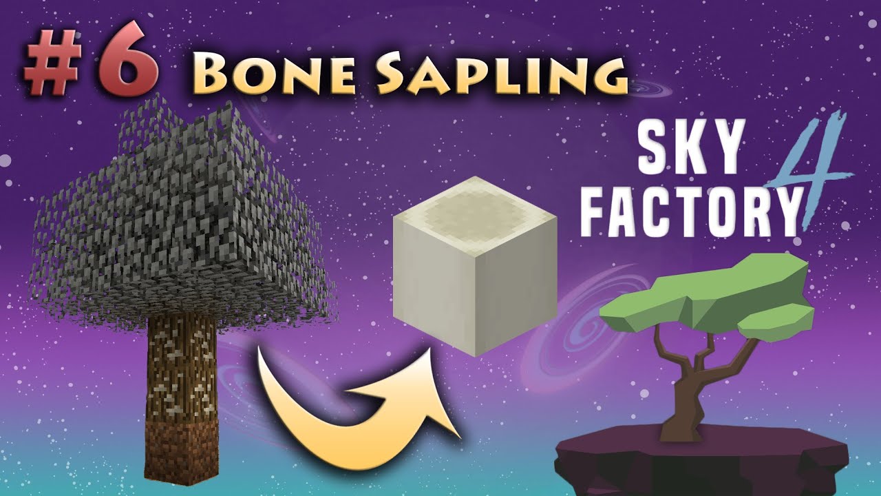Part 6 [Bone Sapling] Minecraft Sky Factory 4