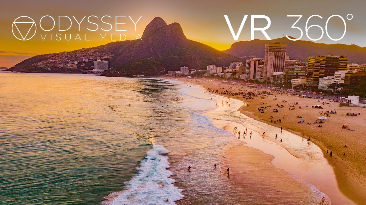 Beaches of Rio de Janeiro Virtual Tour | VR 360° Experience | Ipanema, Leblon, Copacabana, Leme