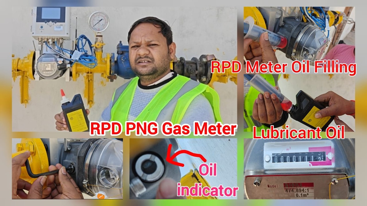 RPD PNG Gas Meter Oil Filling Process | Complete Step-by-Step Guide #cgd #png #meter #naturalgas