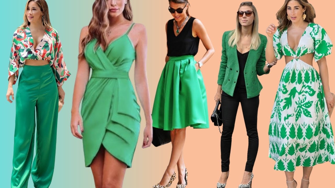 O VERDE DA MODA. Inspiração de looks com verde bandeira. Deixa seu look mais chique e sofisticado.