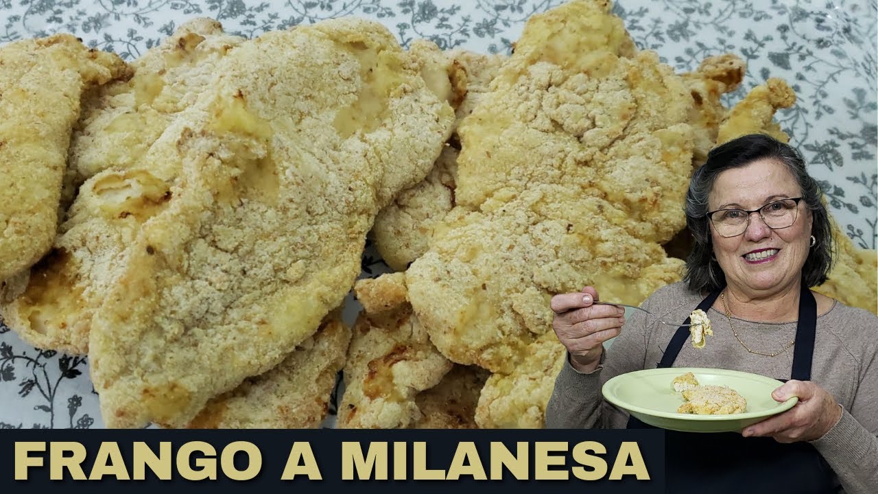 FRANGO A MILANESA SUPER CROCANTE E SUCULENTO | RECEITAS DA TIA ZETE