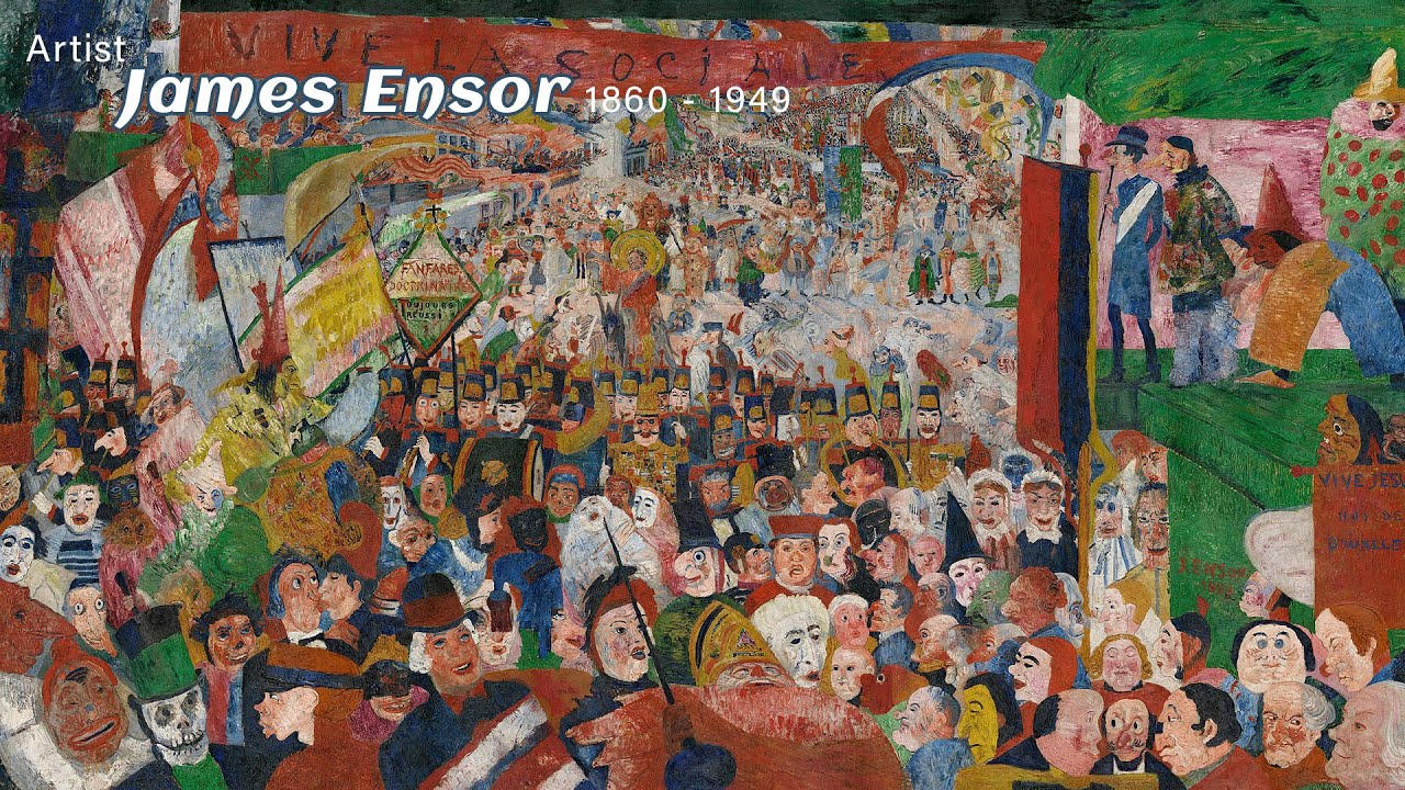 Artist James Ensor (1860 - 1949)  Belgian Painter & Printmaker | WAA