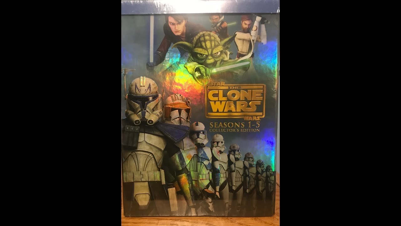 Star Wars The Clone Wars Collector's Edition Blu-Ray BoxSet Unboxing.