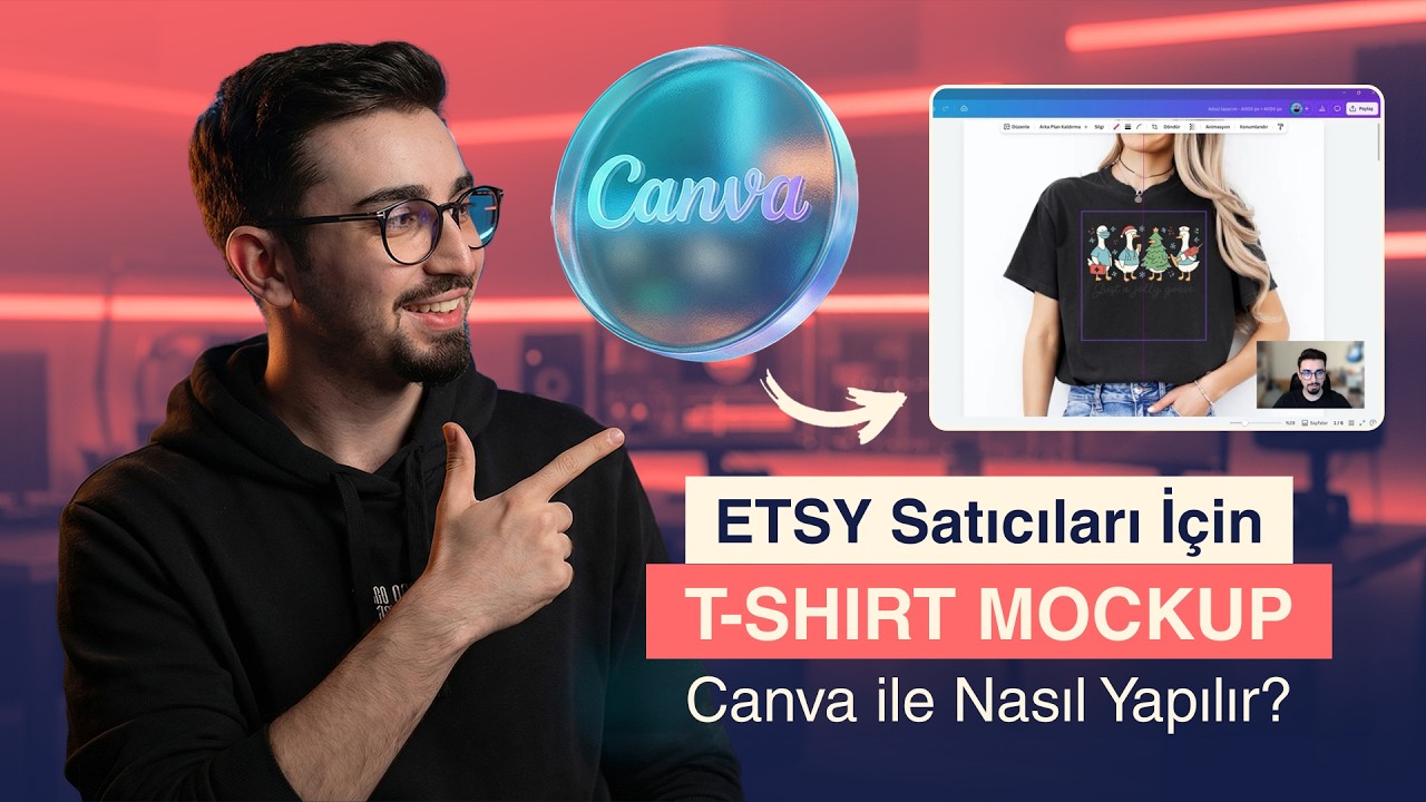 Etsy İçin Canva ile Profesyonel Tişört Mockup’ları Nasıl Yapılır? (Adım Adım 2026)