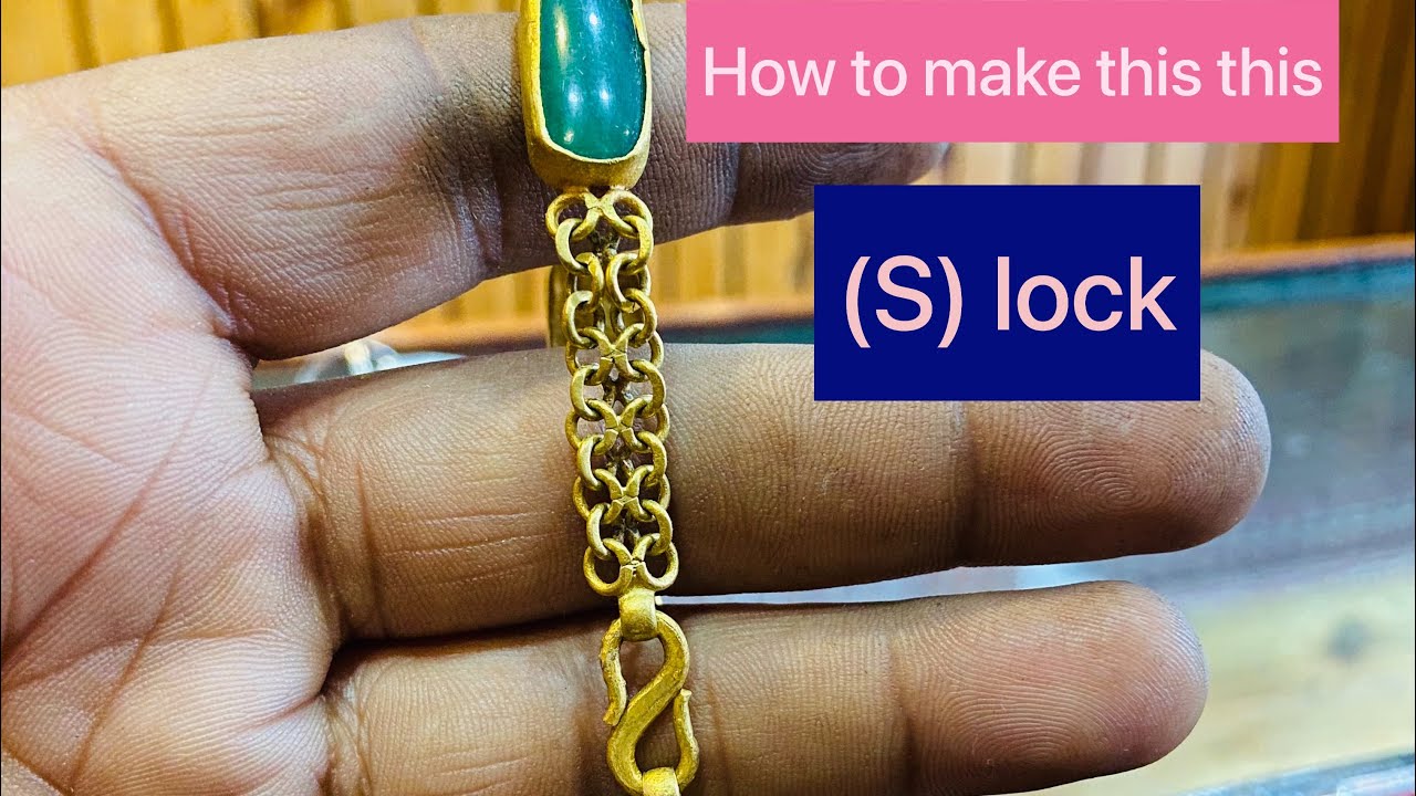 how to make this this  ass lock breslet