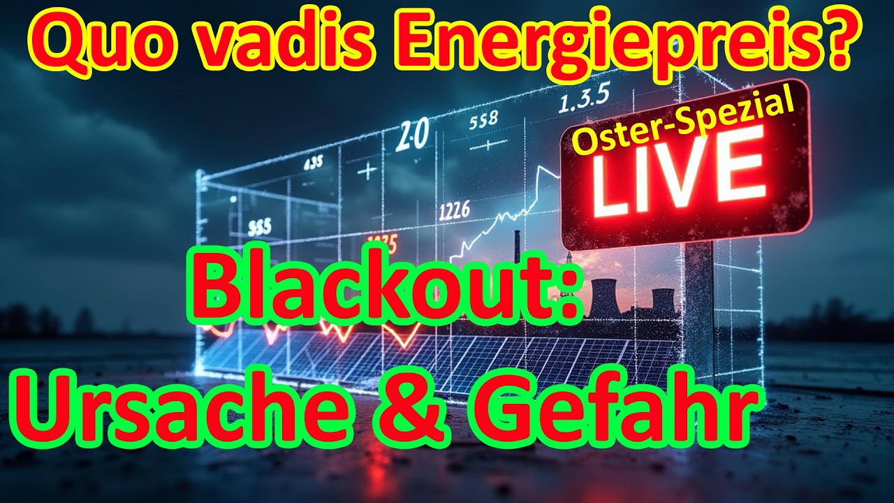 Energiebranche in Unruhe - Preisspr&uuml;nge und Blackout-Dystopie - 14 Uhr Live Oster-Spezial