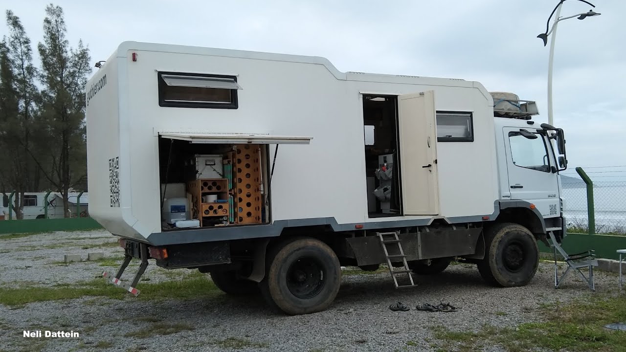 Motorhome, truckhouse, alemão, MB Atego. #truckcamping #casassobrerodas  #motorhomenasviagens #rv