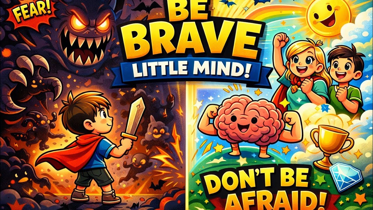 Be Brave, Liitle Mind 💪 | Kids Learn to Overcome Fear, Build Confidence and Courage 