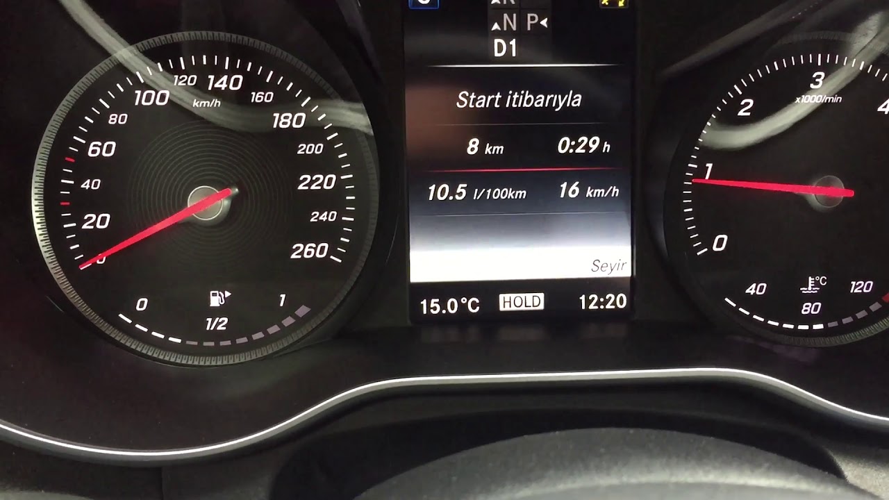 Mercedes w205  C serisi HOLD modu ve park asistanı /Bilinmeyen özellikler part 1(c Class)