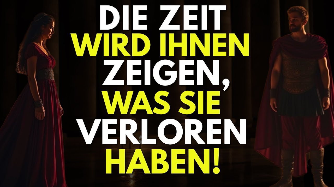 Du Bleibst Still, Die Zeit Spricht — und ihre Reue Wird sie Zurückbringen | Stoische Strategie