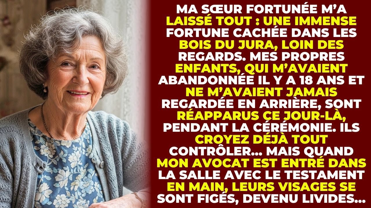 Le Testament De Ma Sœur Riche A Changé Ma Vie… Mes Enfants Qui M’Avaient Abandonnée Il Y A 18 An...