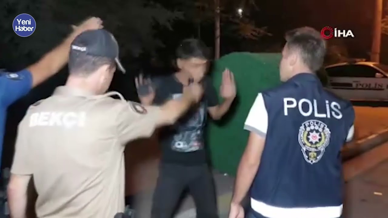 Polisi d&ouml;vd&uuml;rmek i&ccedil;in adam &ccedil;ağırdı, olanlar oldu&hellip;