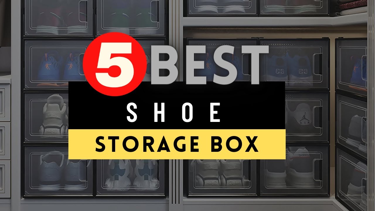 Best Shoe Storage Box 2021 🔶 Top 5 Shoe Organizer Box Reviews