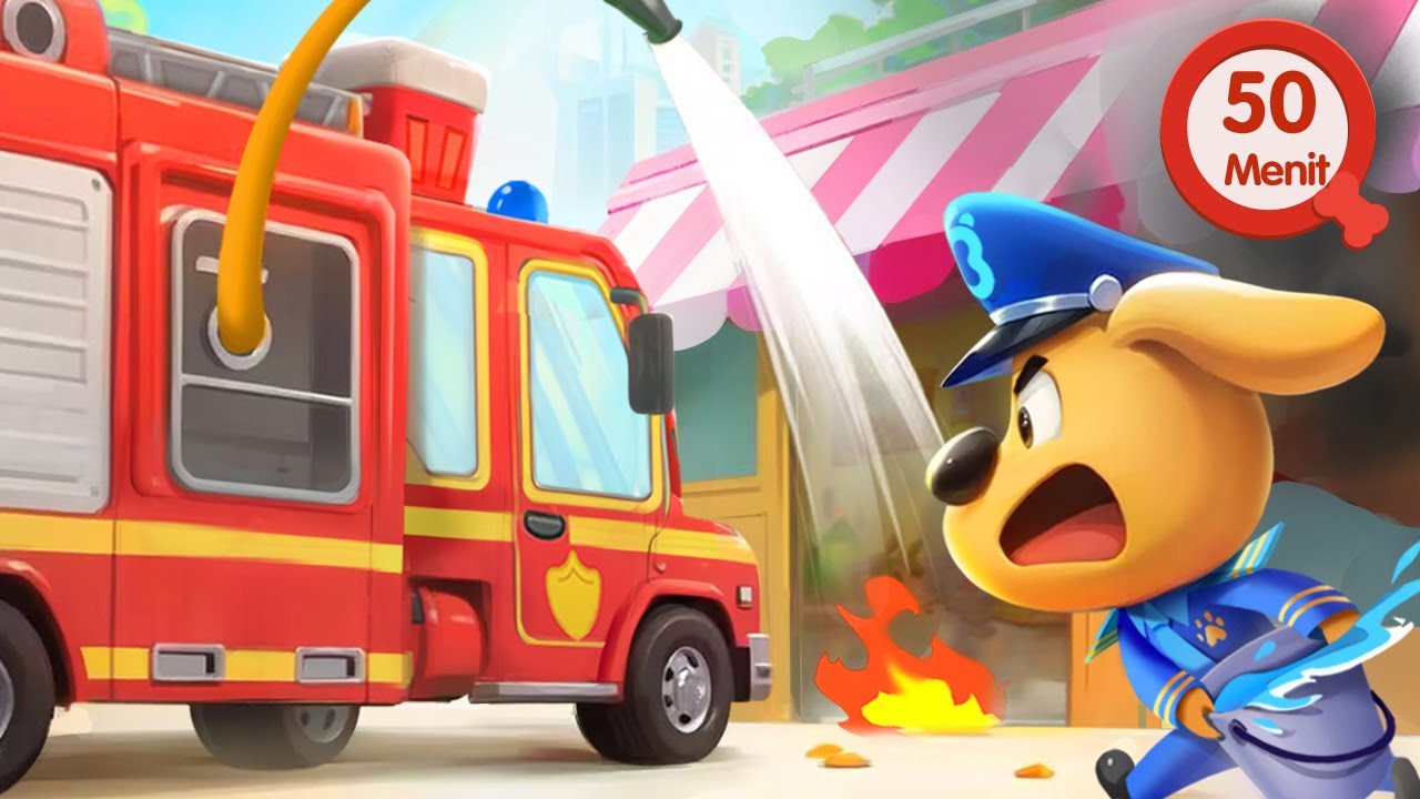 Kebakaran di Toko Kue🔥🚒 | Berhati-hati Saat Bermain | Kartun Anak-anak | Kepala Polisi Labrador