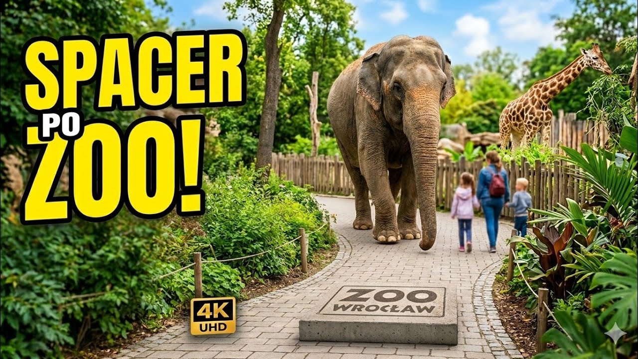 ZOO WROCŁAW [4K] 🇵🇱 Poland Animals Adventure | Silent Walk