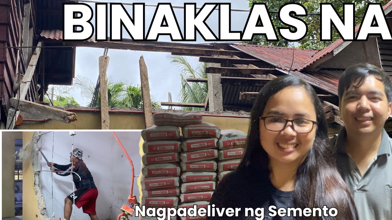 NAGPADELIVER NG SEMENTO | BINAKLAS NA ANG BUBONG NG AMING BAHAY|vlog#697