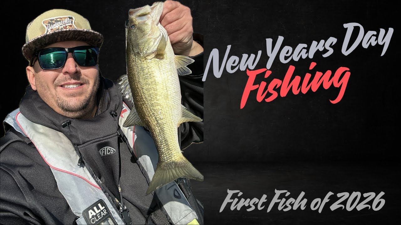 New Years Day Kayak Fishing / First Fish of 2026