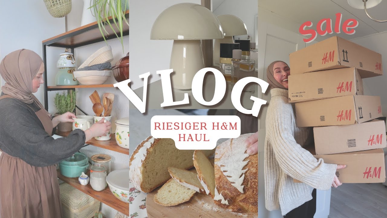 Wochen Vlog | H&M sale Haul | Neuer Stauraum | DIY Lampe | Berliner Sechslinge