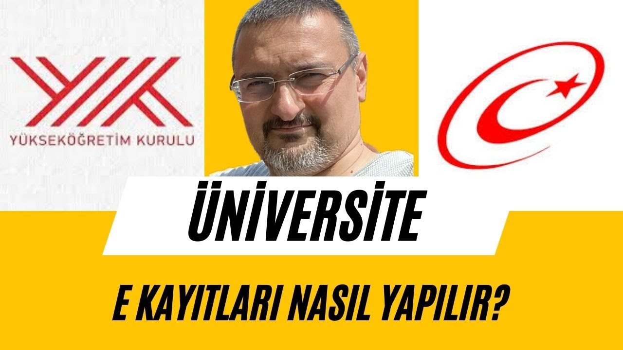 ÜNİVERSİTE E KAYIT NASIL YAPILIR? 2024 2025. e devlet yök  kayıt işlemi
