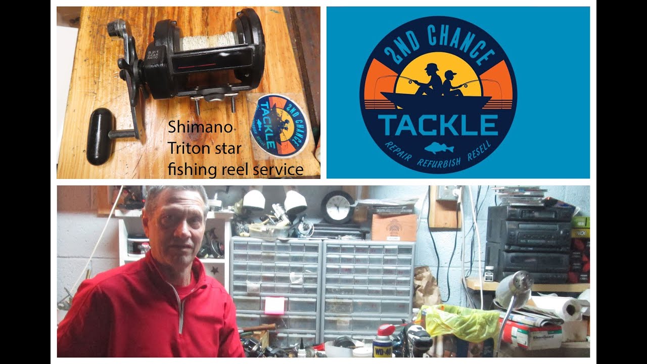 Shimano Triton Star saltwater fishing reel how to take apart and service