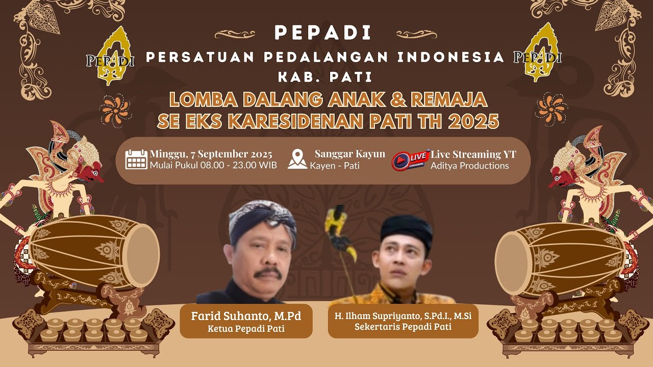 LIVE PEPADI KAB. PATI || LOMBA DALANG ANAK & REMAJA SE EKS KARESIDENAN PATI TH 2025 || PART 2