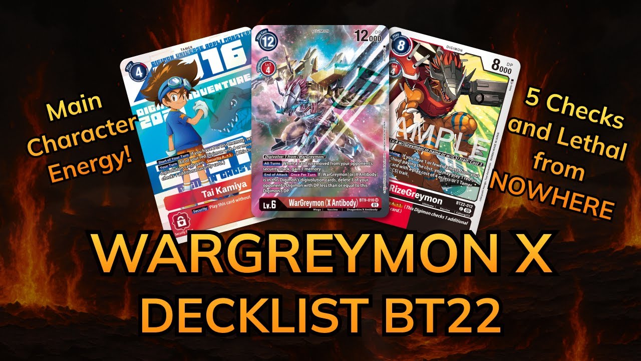 [DIGIMON TCG 2020] WARGREYMON X OTK BT-22 Gameplay + Decklist — The Dragonkin of Courage Returns!