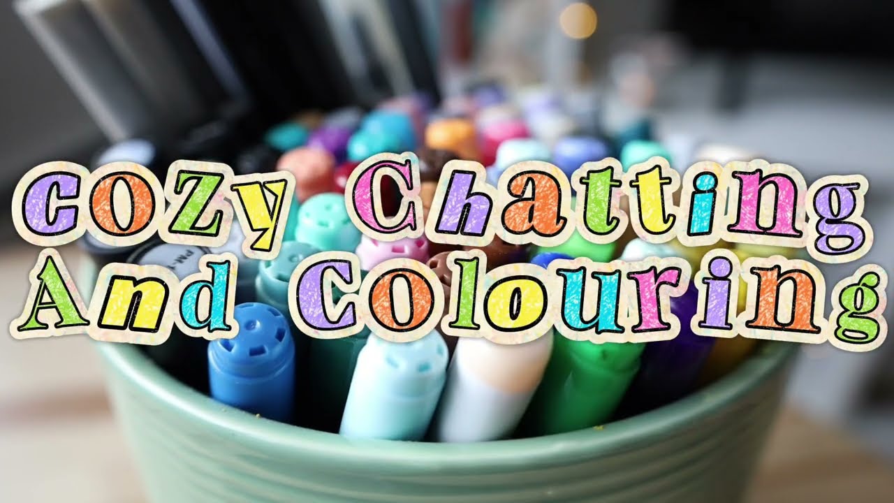 Cozy Colouring and Chatting ✧ Colouring Friends are Forever by Jade Lachine Using Copic Markers